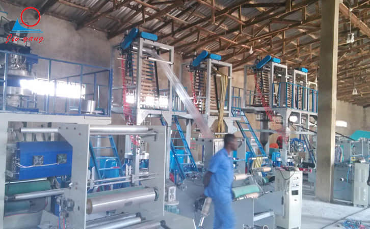 塑料吹膜机专用冷风机案例分析