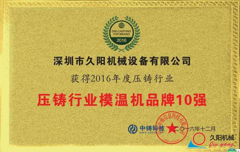 压铸行业kaiyun·开云(中国)官方网站十强品牌