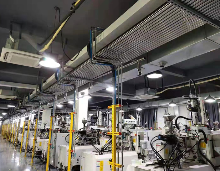 注塑车间集中供料系统