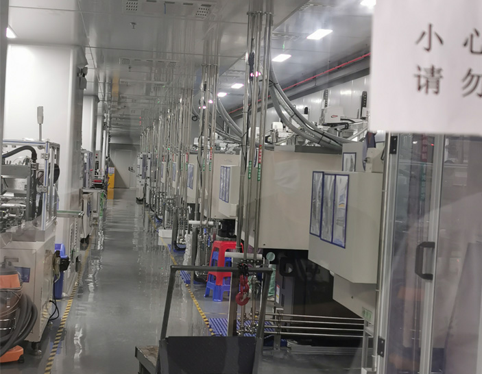 注塑车间生产线中央集中供料案例(图1) 注塑车间生产线中央集中供料案例(图1)